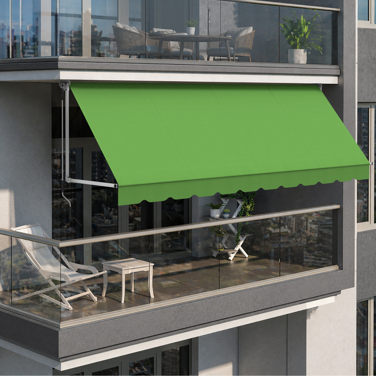 Сенник Падащо Рамо Класически Parrot Green