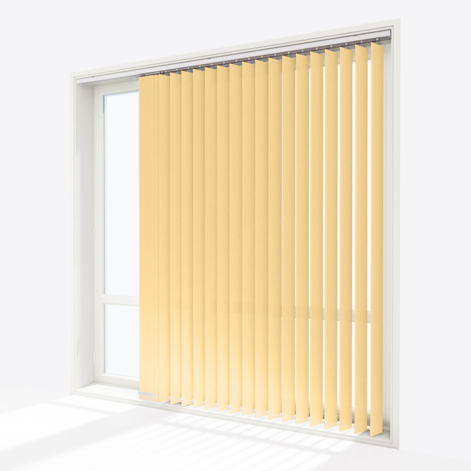 Herringbone Vespa Yellow Vertical Blinds Replacement Slats