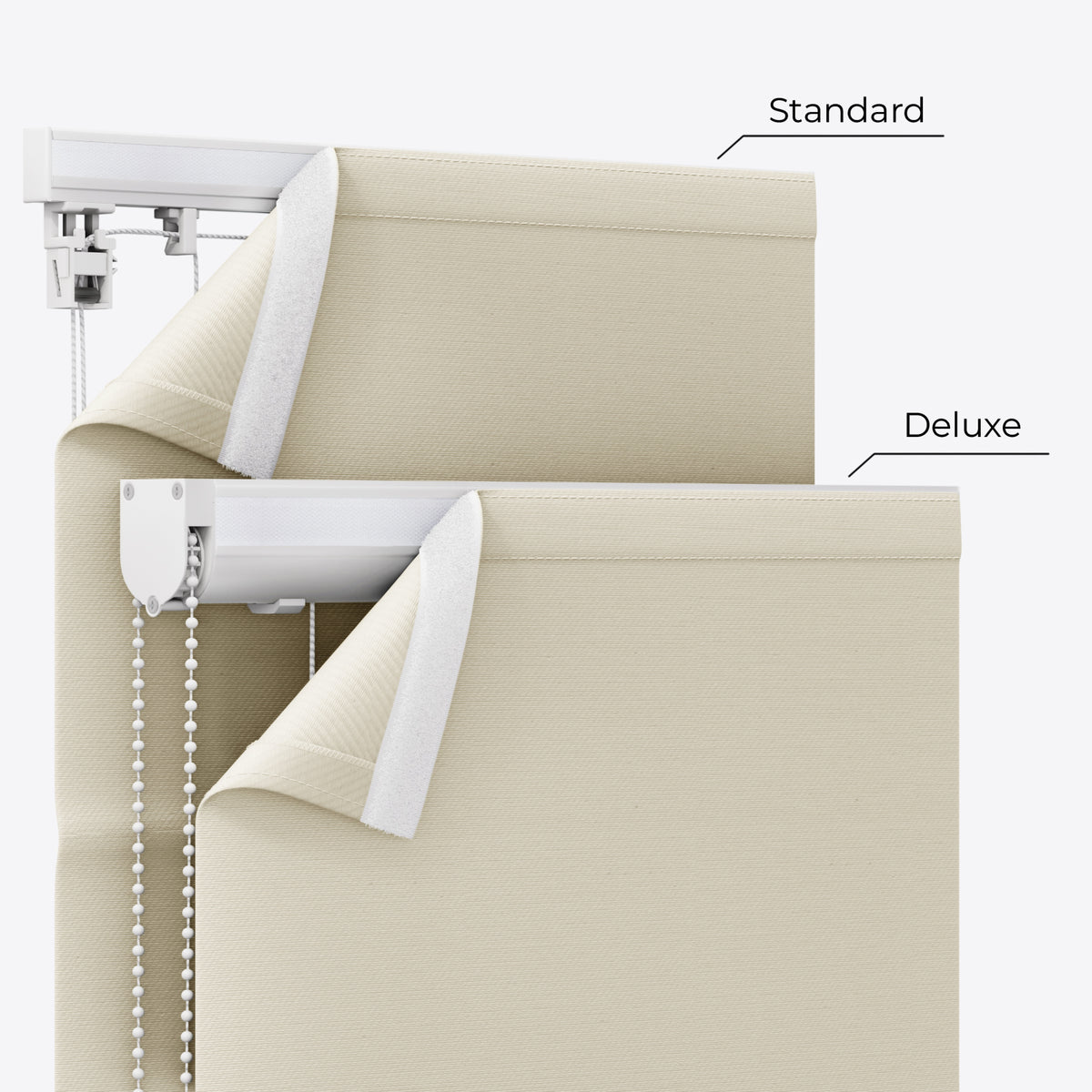 Blackout Roman Blinds Nova Baby Fawn