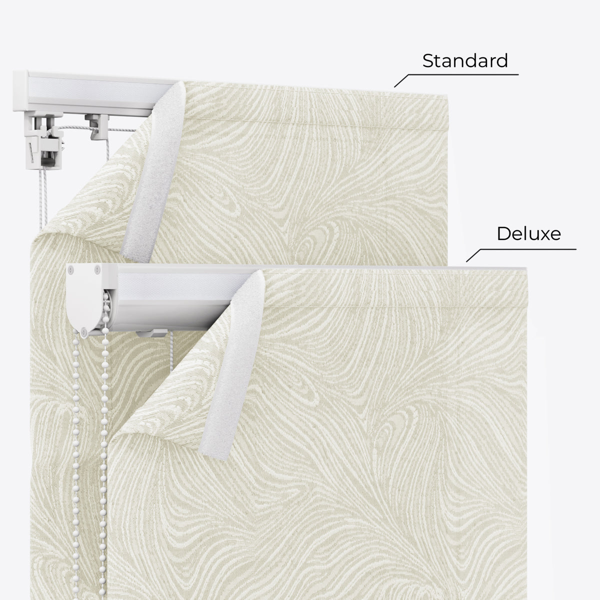 Pansy Enni Natural Roman Blinds