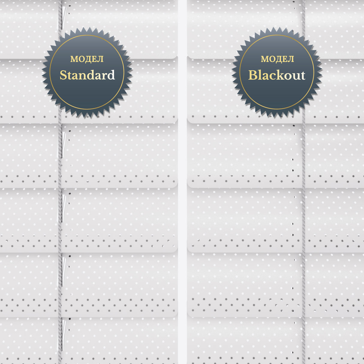 Хоризонтални Алуминиеви Щори 25мм Perforated White