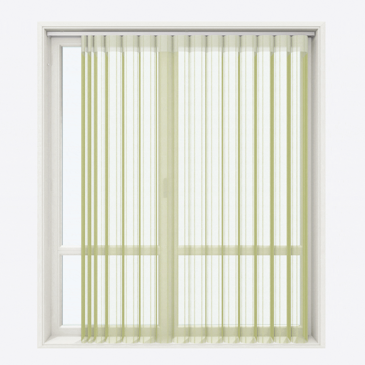 Вертикални Ден и Нощ Перде Щори Dita 40см Green Banana