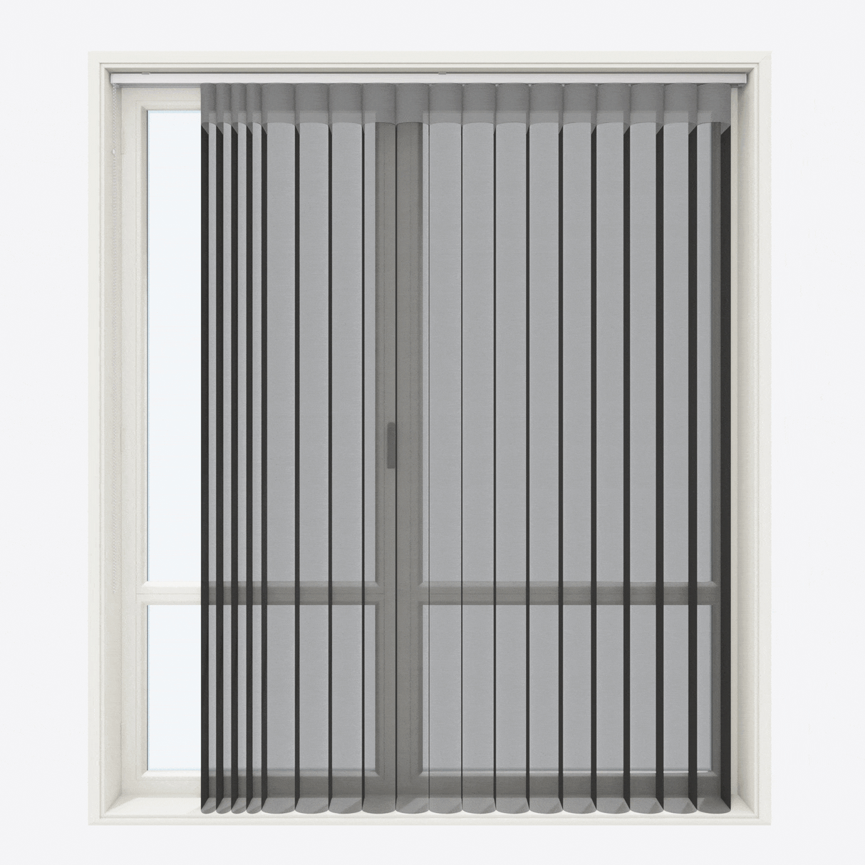 Вертикални Ден и Нощ Перде Щори Monaco 33см Black Olive