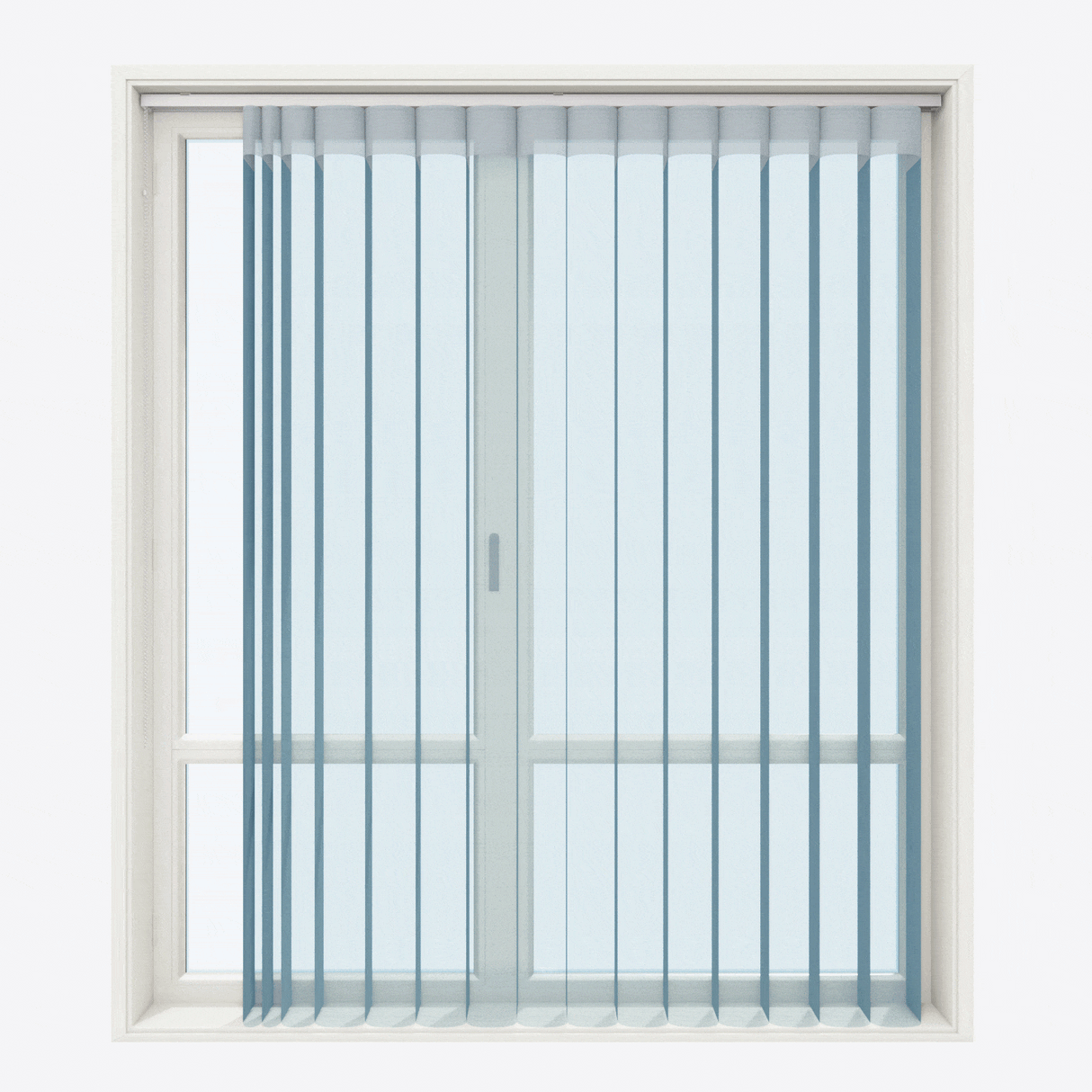 Вертикални Ден и Нощ Перде Щори Nadin 40см Colonial Blue