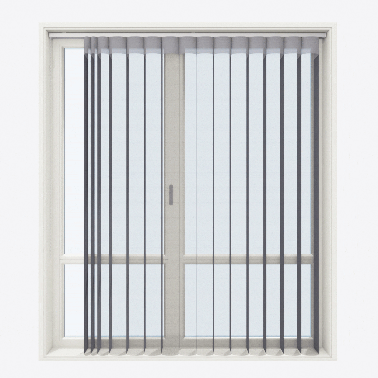 Вертикални Ден и Нощ Перде Щори Nadin 40см Night Blue