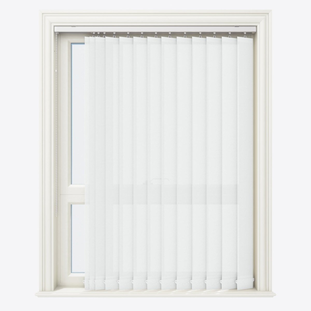 Bali White Vertical Blinds - Zen Shades