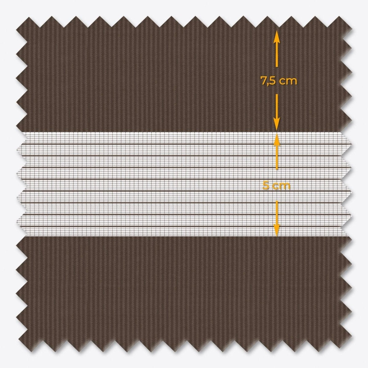 Bliss Ash Brown Day & Night Blinds - Zen Shades