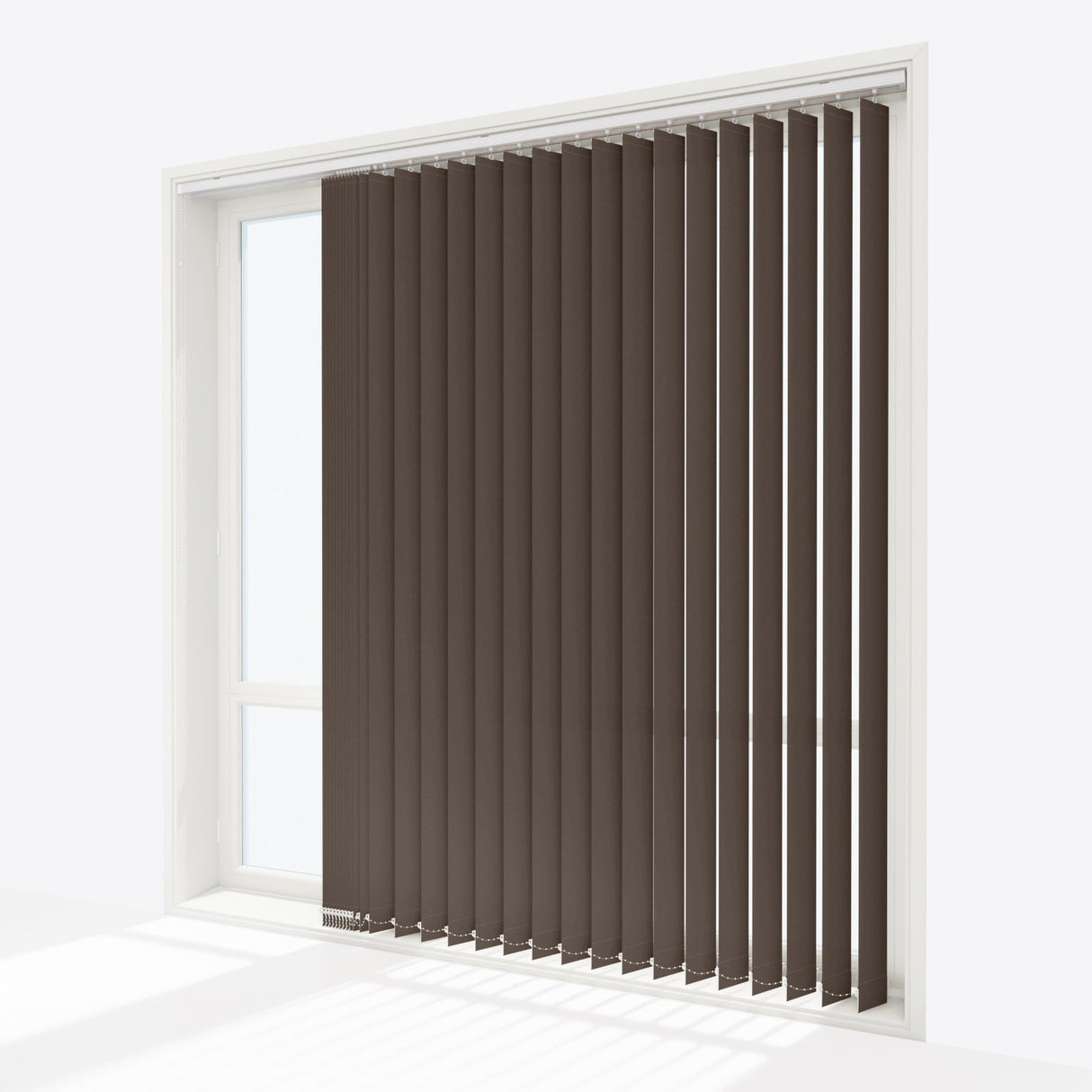 Colori Moor Oak Grey Vertical Blinds - Zen Shades