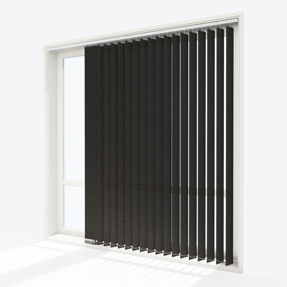 Designo Black Olive Vertical Blinds - Zen Shades