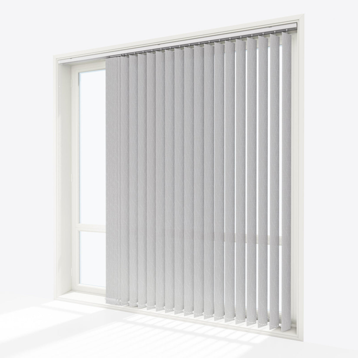 Designo Limestone Vertical Blinds - Zen Shades