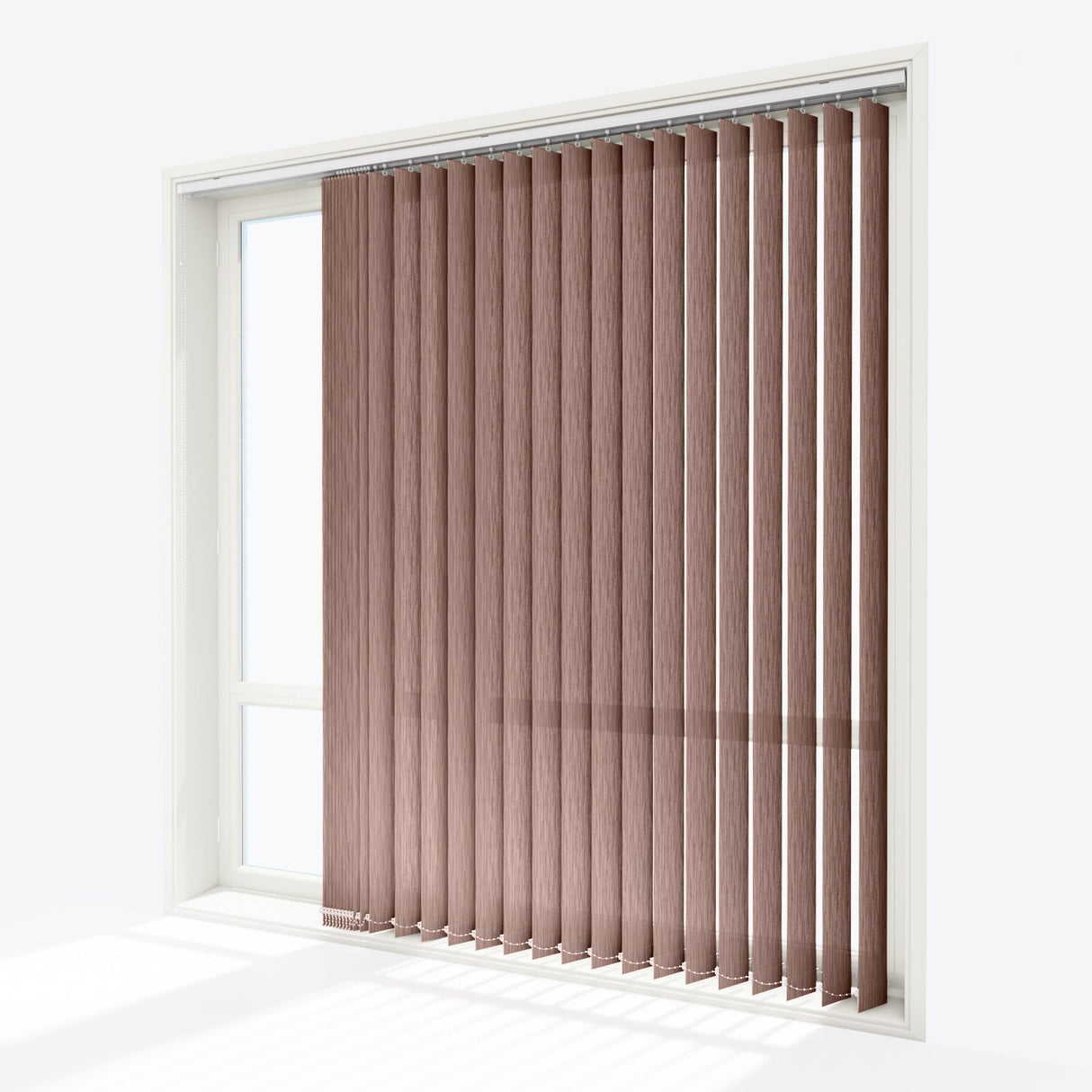 Gabi Ginger Snap Vertical Blinds - Zen Shades