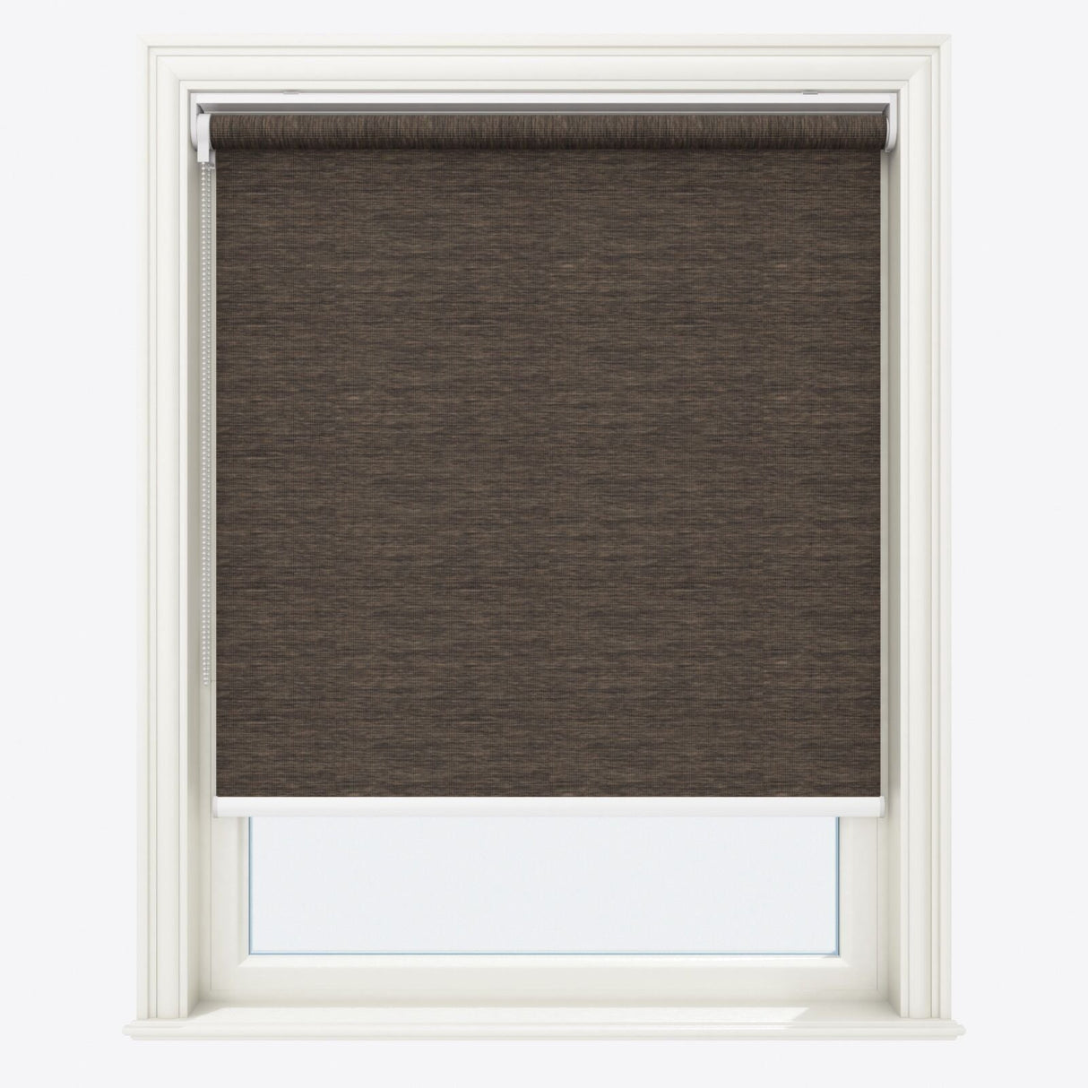 Hampton Obsidian Brown Roller Blinds - Zen Shades