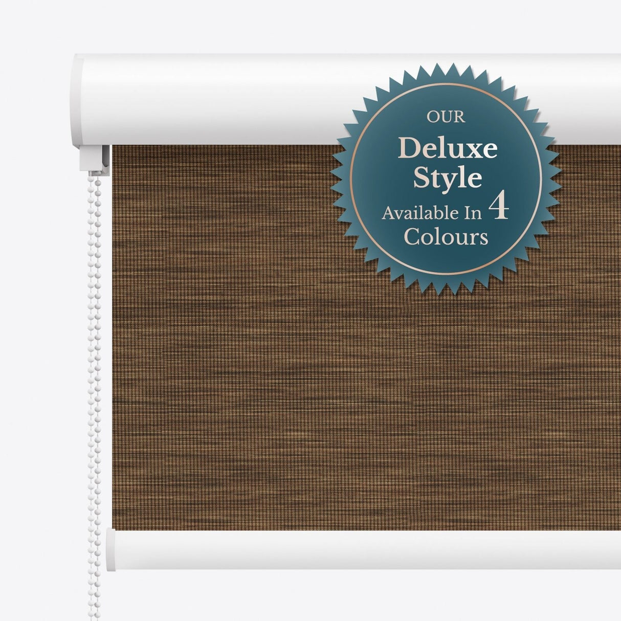 Hampton Pale Brown Roller Blinds - Zen Shades