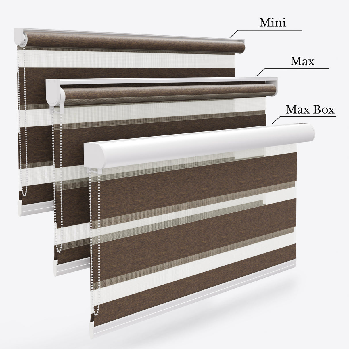 Импресия Ден и Нощ Щори Blackout Dark Earth