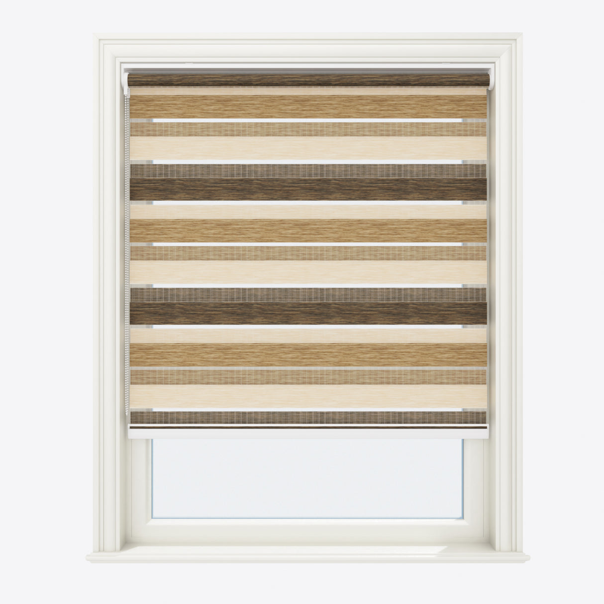 Импресия Ден и Нощ Щори Wood TriTone Timber Cream
