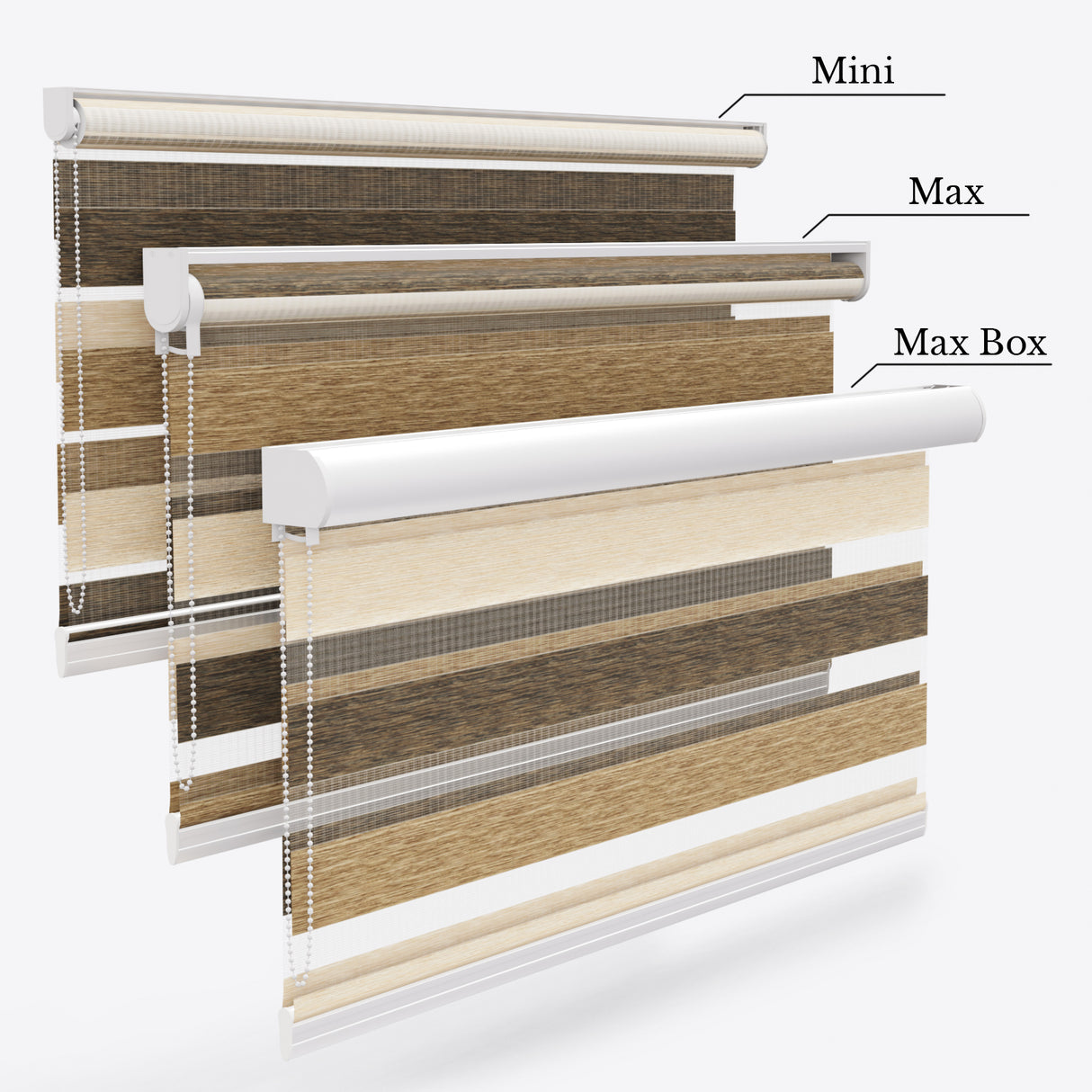 Импресия Ден и Нощ Щори Wood TriTone Timber Cream