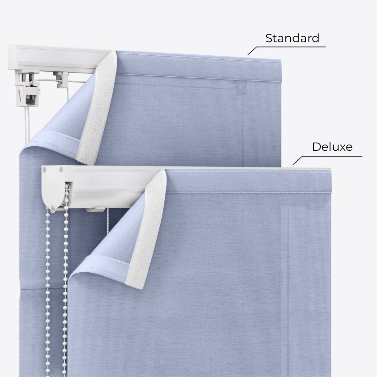 Mezzo Mayfair Blue Roman Blinds - Zen Shades