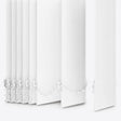 Pacific Brilliant White Vertical Blinds Replacement Slats - Zen Shades