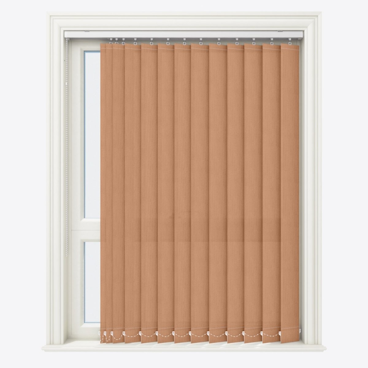 Pacific Cognac Brown Vertical Blinds - Zen Shades