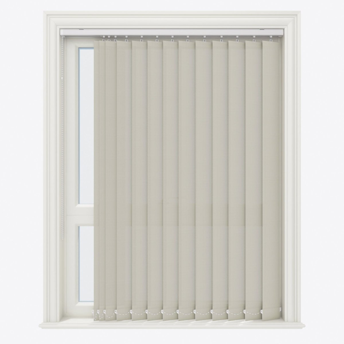 Pencil Stripe Agate Gray Vertical Blinds Replacement Slats - Zen Shades