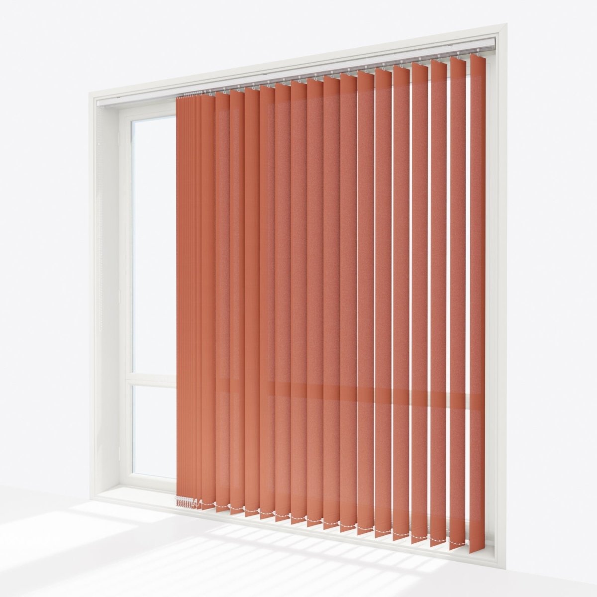 Pencil Stripe Langoustino Vertical Blinds - Zen Shades