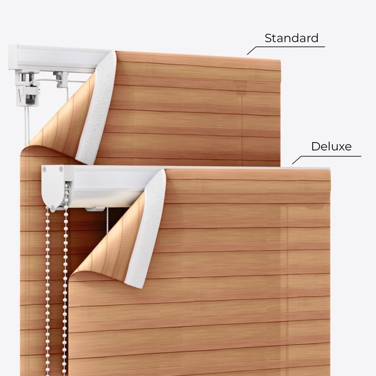 Silhouette Peach Bloom Roman Blinds - Zen Shades