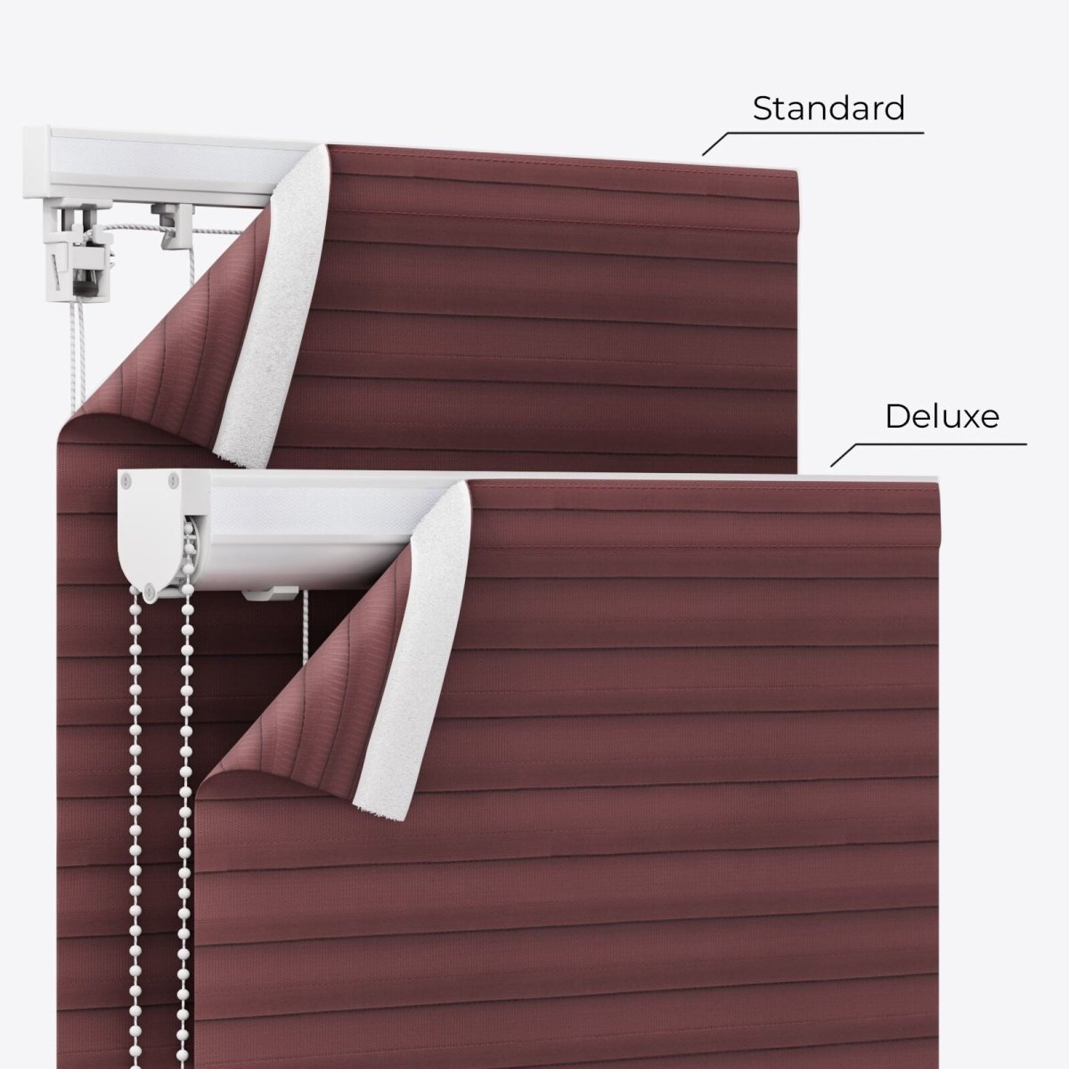 Silhouette Zinfandel Roman Blinds - Zen Shades