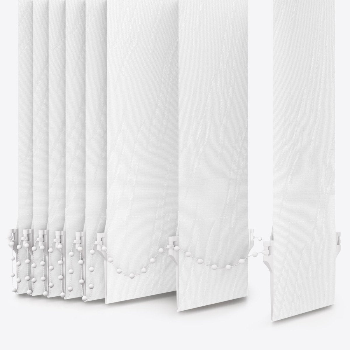 Solo Brilliant White Vertical Blinds - Zen Shades