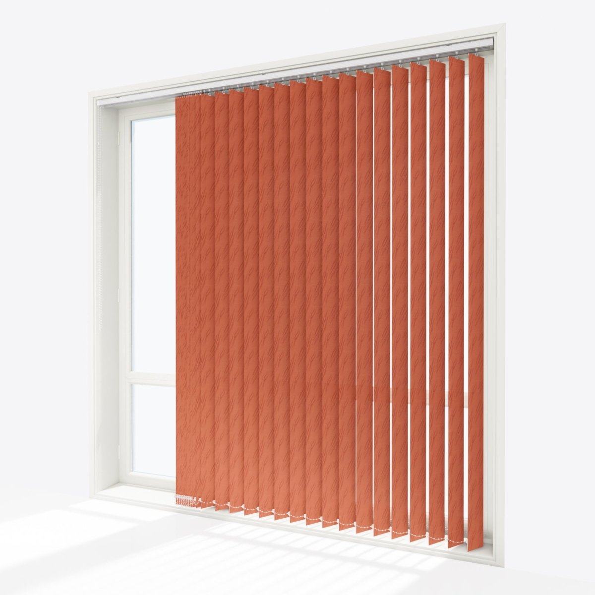 Solo Salmon Pink Vertical Blinds - Zen Shades