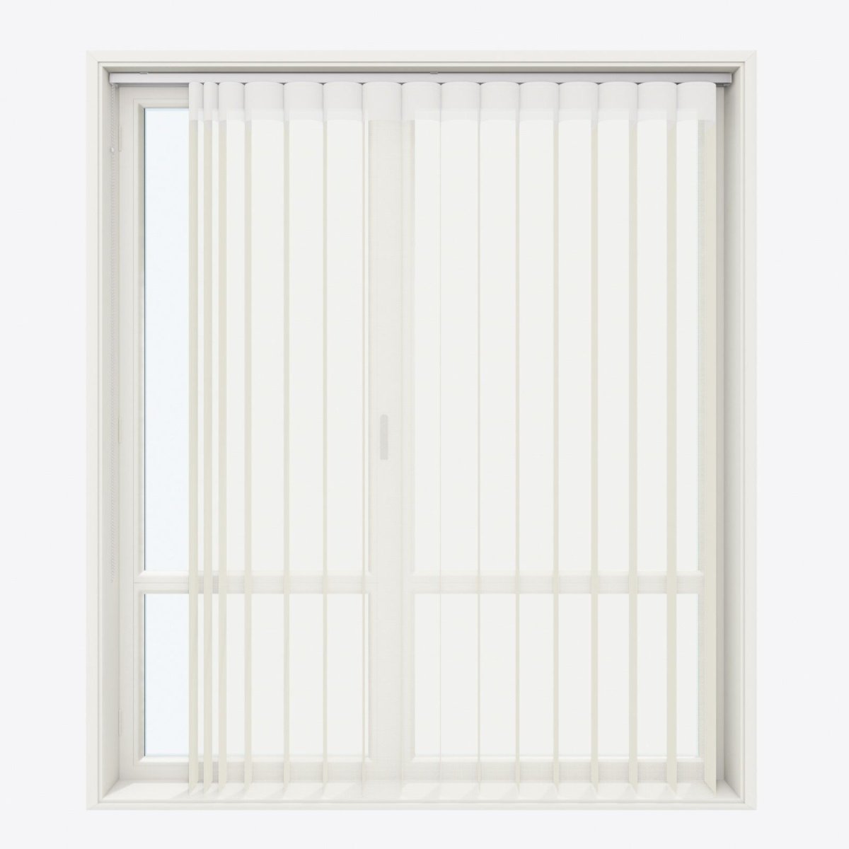 Spotted Moonbeam Day & Night Vertical Sheer 40cm - Zen Shades