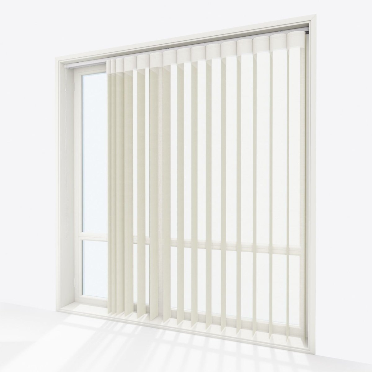 Spotted Moonbeam Day & Night Vertical Sheer 40cm - Zen Shades