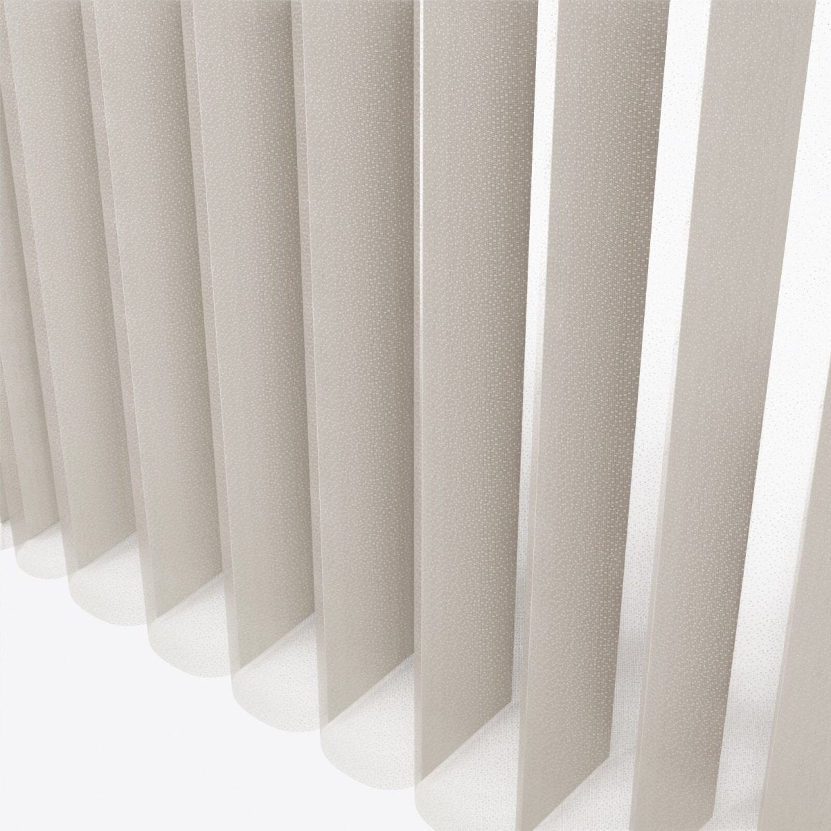 Spotted Silk Grey Day & Night Vertical Sheer 40cm - Zen Shades