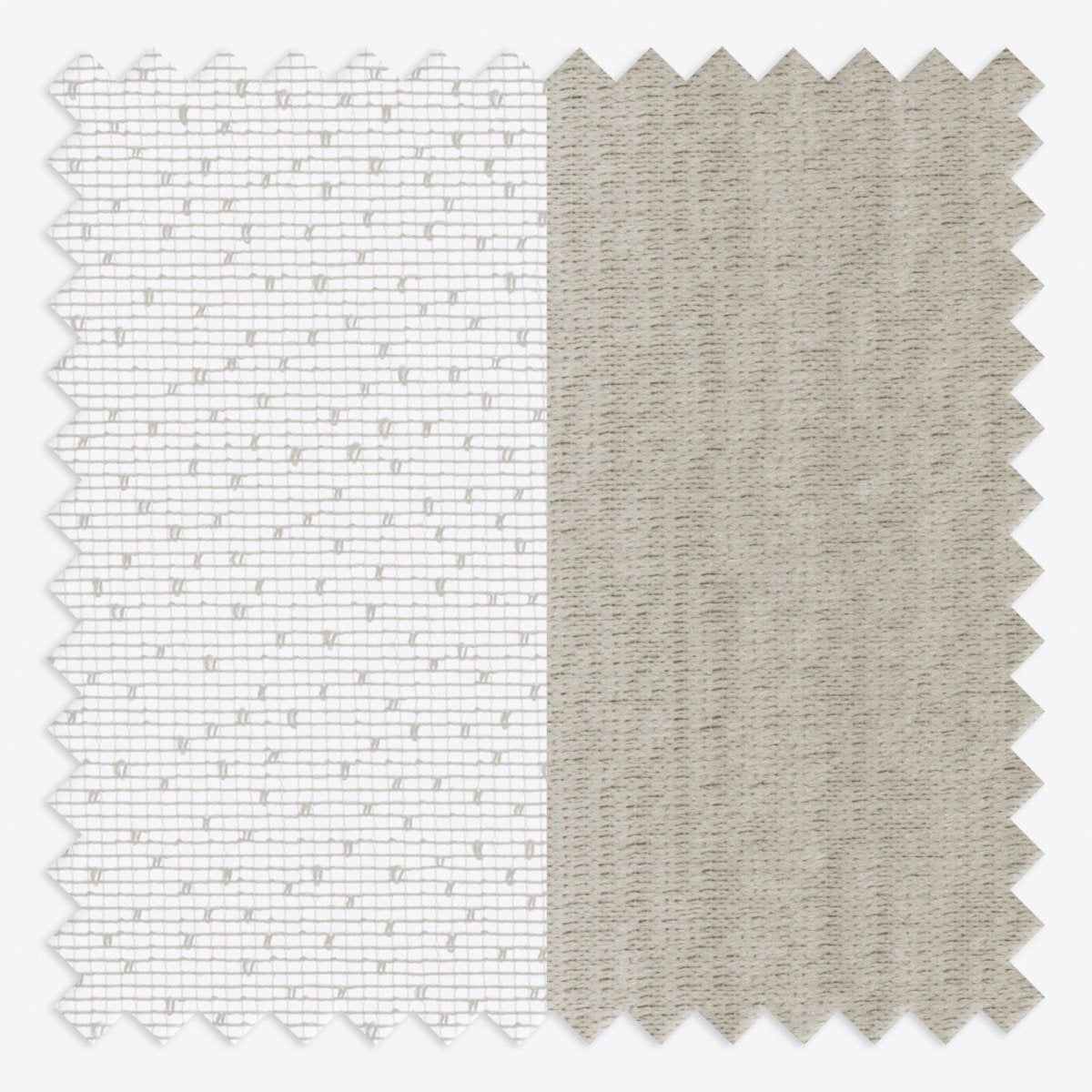 Spotted Silk Grey Day & Night Vertical Sheer 40cm - Zen Shades