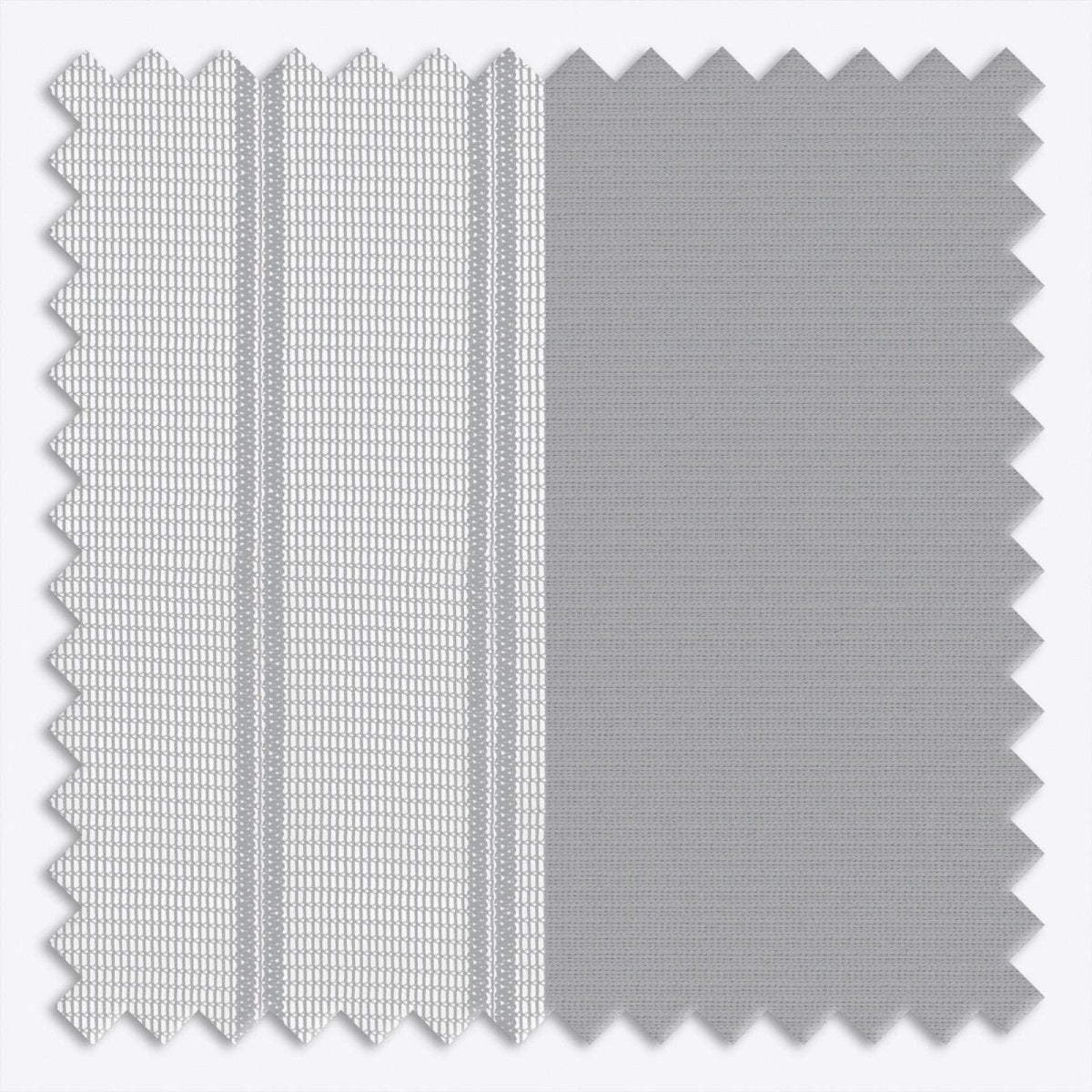 Stripe Ash Grey Day & Night Vertical Sheer 40cm - Zen Shades
