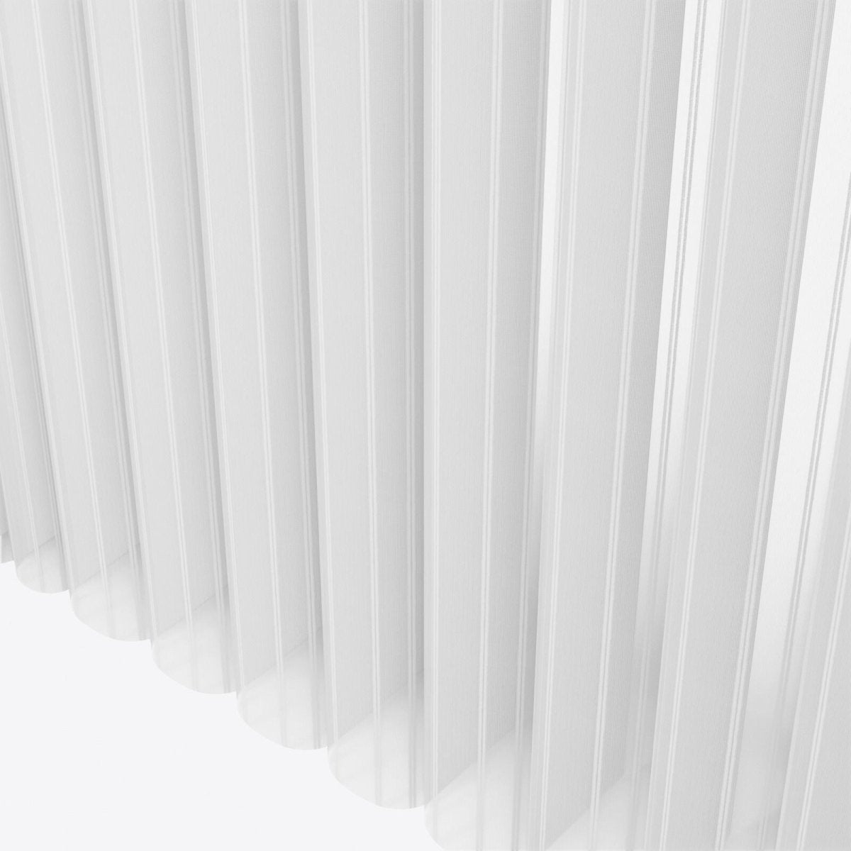 Stripe Brilliant White Day & Night Vertical Sheer 40cm - Zen Shades