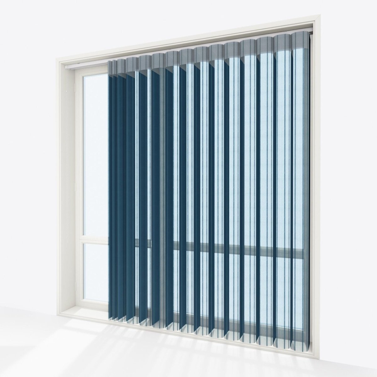 Stripe Deep Dive Day & Night Vertical Sheer 40cm - Zen Shades