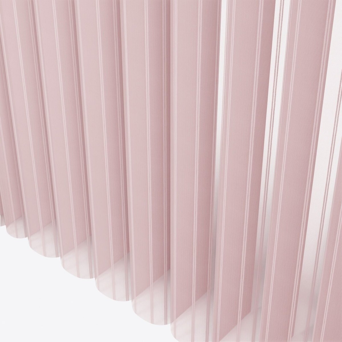 Stripe Quartz Rose Day & Night Vertical Sheer 40cm - Zen Shades