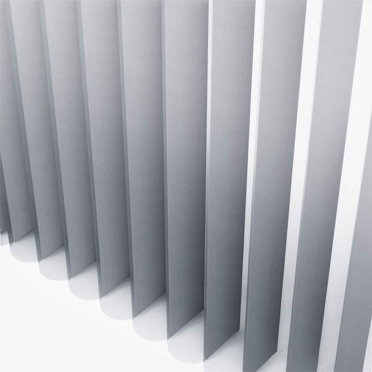 Supreme Light Grey & Slate Grey Day & Night Vertical Sheer 33cm - Zen Shades