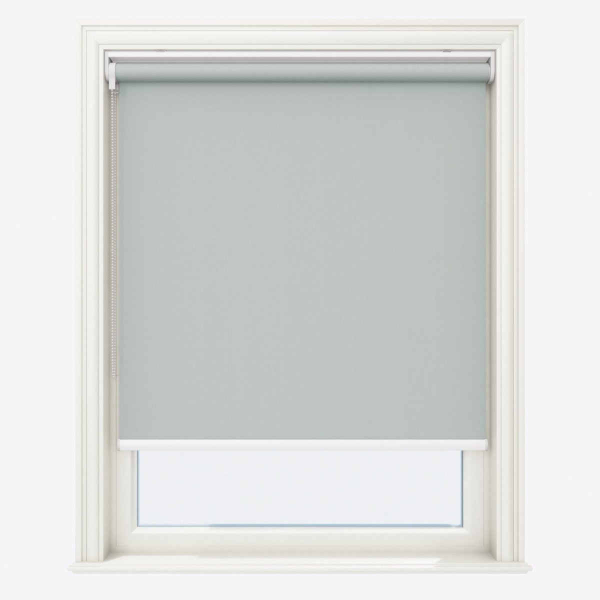 Supreme Mineral Gray Blackout Roller Blinds - Zen Shades
