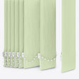 Van Gogh Avocado Cream Vertical Blinds Replacement Slats - Zen Shades