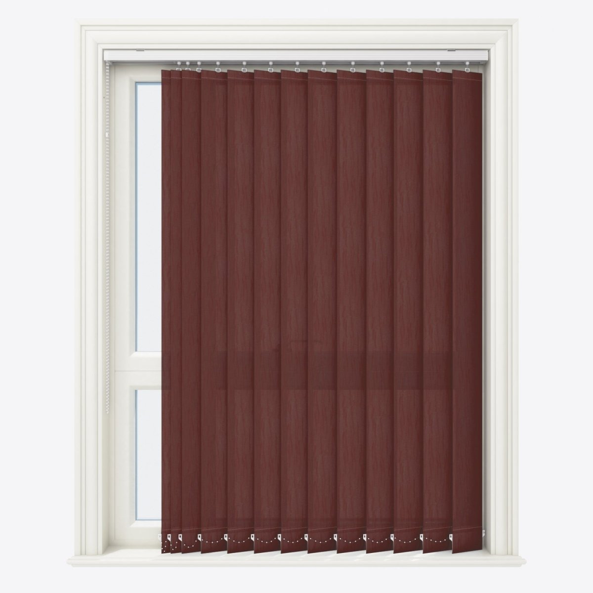Van Gogh Coffee Brown Vertical Blinds - Zen Shades