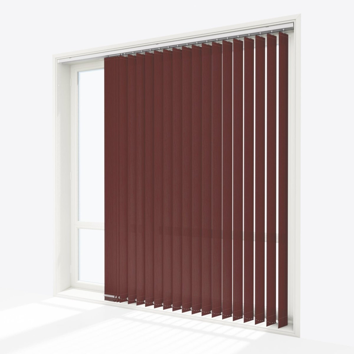 Van Gogh Coffee Brown Vertical Blinds Replacement Slats - Zen Shades