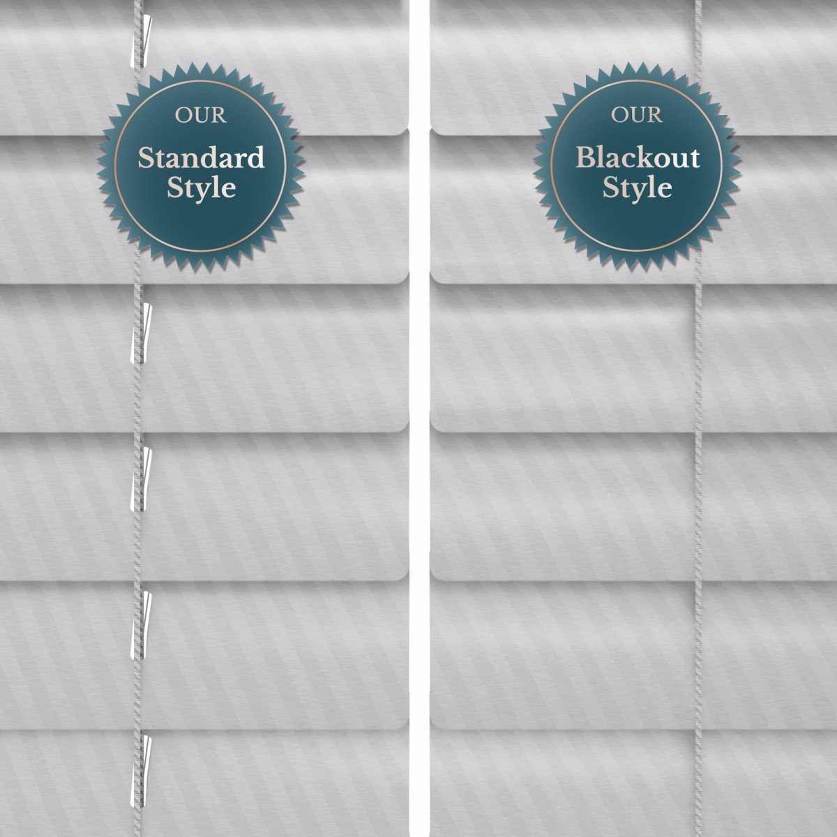 Zebra Silver Venetian Blinds - Zen Shades