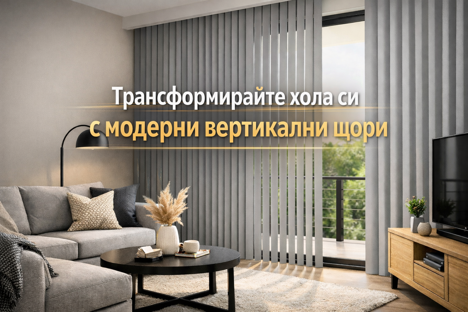 Трансформирайте хола си с модерни вертикални щори