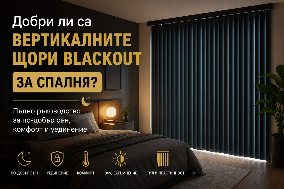 Добри ли са вертикалните щори Blackout за спалня Пълно ръководство за по-добър сън, комфорт и уединение