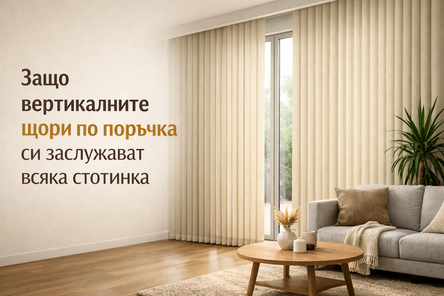 Защо вертикалните щори по поръчка си заслужават всяка стотинка