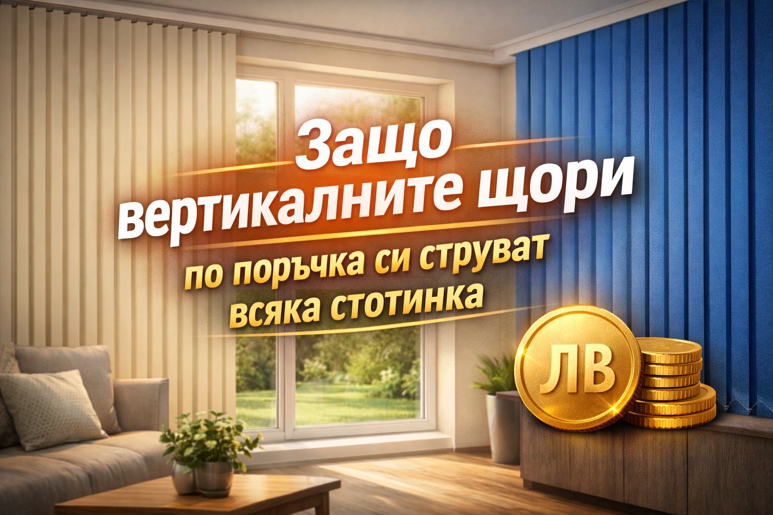 Защо вертикалните щори по поръчка си струват всяка стотинка