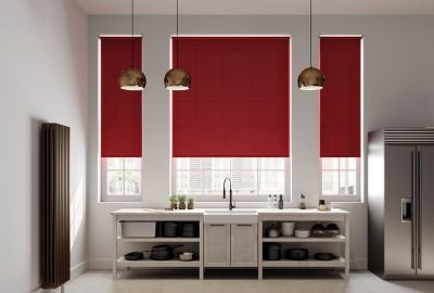Red Blinds - Zen Shades