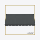 Сенник Падащо Рамо Класически Dark Grey