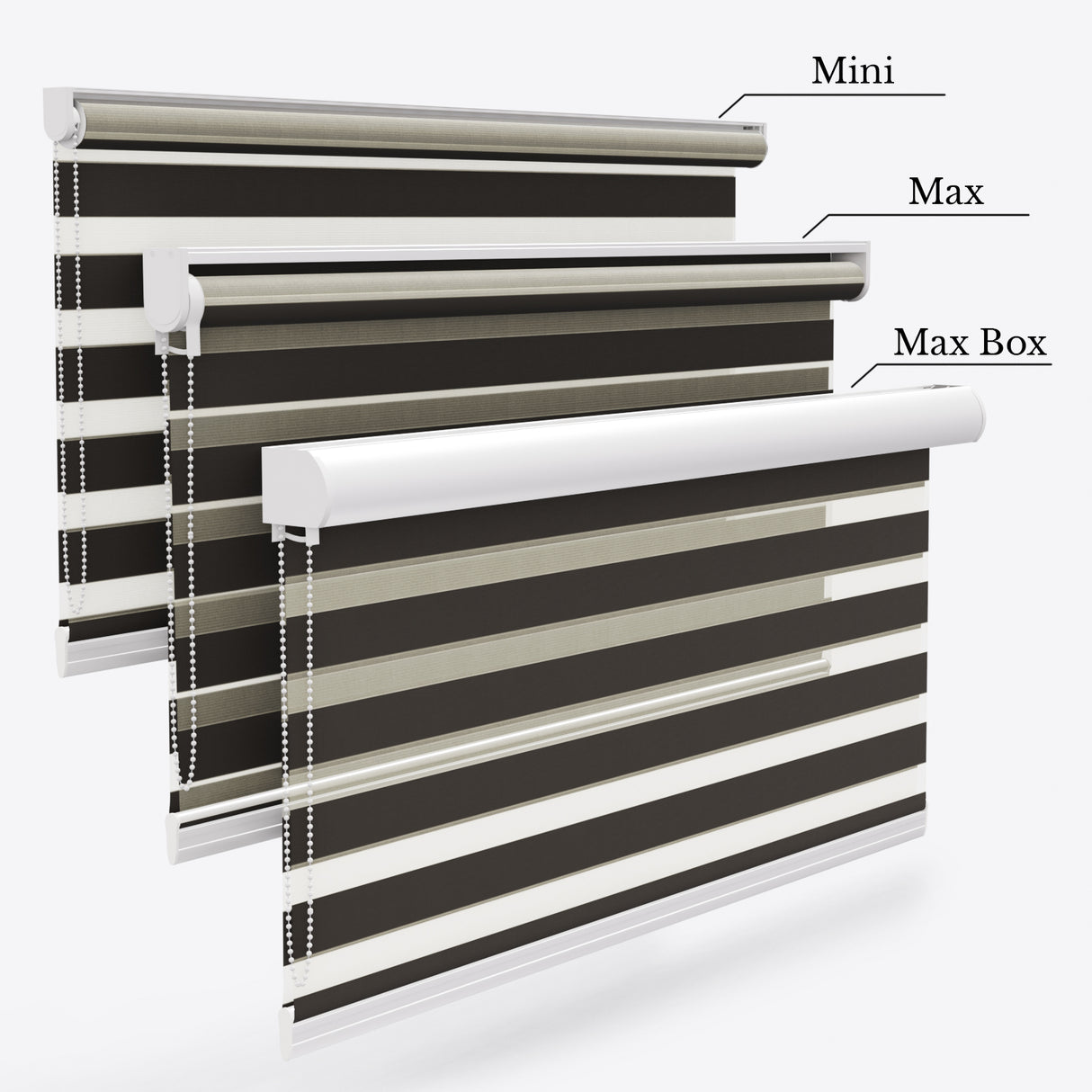 Импресия Ден и Нощ Щори Blackout Delicacy Dark Brown